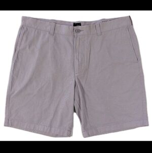 J. Crew Chino Shorts Mens Size 38 Flat Front 9" Inseam Lavender 100% Cotton